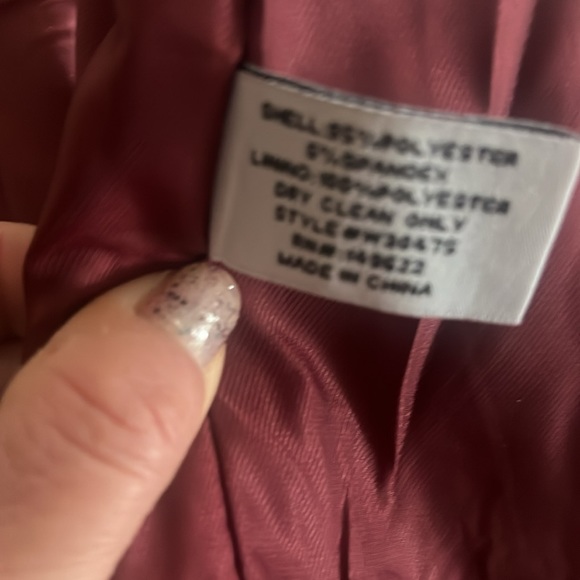 NWT $288 Walter Baker Felicia Blazer Size S Merlot Color - Picture 7 of 14